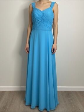 Mary's Bridal Light Blue Chiffon Prom Dress